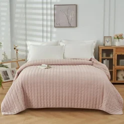 Discount inny Narzuta różowa LOVELY 180x200 cm