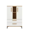 Outlet Furni Home Niski regał z wnękami KUBO