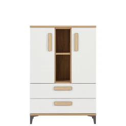 Outlet Furni Home Niski regał z wnękami KUBO