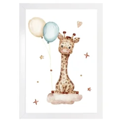 Dzieci Dekoracje|Obrazy I Dekoracje Ścienne^Obraz do pokoju dziecięcego LITTLE GIRAFFE 20x30 cm