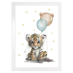 Discount Obraz do pokoju dziecięcego LITTLE TIGER 20x30 cm
