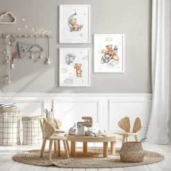 Discount Obraz do pokoju dziecięcego miś TEDDY BEAR III 43x53 cm