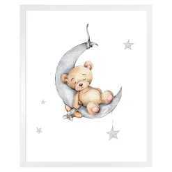 Dzieci Dekoracje|Obrazy I Dekoracje Ścienne^Obraz do pokoju dziecięcego miś TEDDY BEAR I 43x53 cm