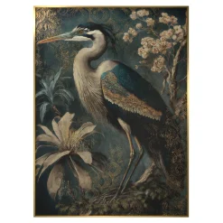 Best Obraz do salonu GREEN HERON 50x70 cm