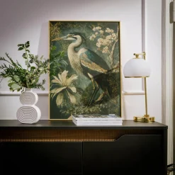 Best Obraz do salonu GREEN HERON 50x70 cm