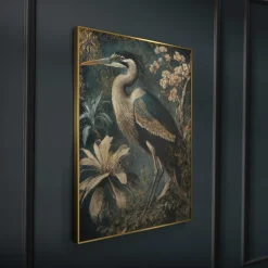 Best Obraz do salonu GREEN HERON 50x70 cm