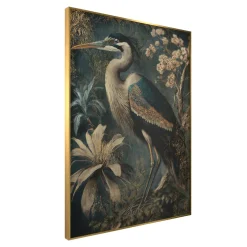 Best Obraz do salonu GREEN HERON 50x70 cm