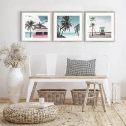 Best inny Obraz na ścianę LIFEGUARD TOWER CALIFORNIA 50x50 cm