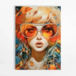 Best inny Obraz na płótnie RETRO KOBIETA II 60x80 cm