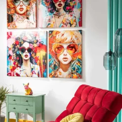 Best inny Obraz na płótnie RETRO KOBIETA II 60x80 cm