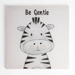 Dzieci inny Dekoracje|Obrazy I Dekoracje Ścienne^Obraz na płótnie z grafiką ZEBRA 28x28 cm