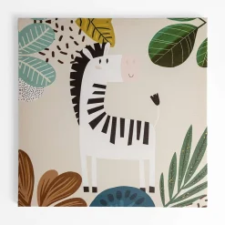 Dzieci inny Dekoracje|Obrazy I Dekoracje Ścienne^Obraz na płótnie ZEBRA 28x28 cm