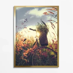 Sale inny Obraz ROWER NA ŁĄCE FLORES 50x70 cm