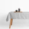 Discount inny Obrus żakardowy w kratę jasnoszary CASCADE 110x160 cm