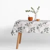 Clearance inny Obrus biały w kwiaty GARDENA 140x240 cm