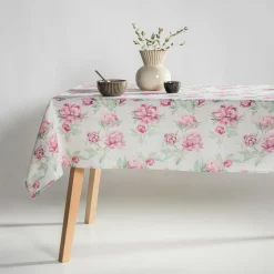 Sale inny Obrus w różowe kwiaty GARDENIC 140x220 cm