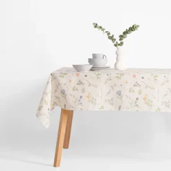 New inny Obrus z lnem w polne kwiaty GARDENA 110x160 cm