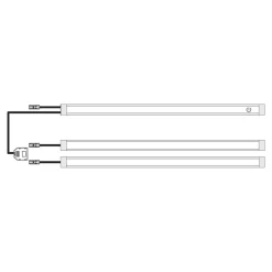 Discount Oświetlenie liniowe LUMEN 3-punktowe ZMIX3P-PLMJ-BC-V2, barwa ciepła