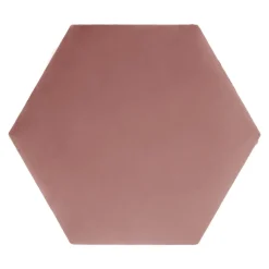 Outlet Frizy Panel tapicerowany FIBI HEXAGON 20x20, różowy