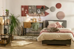 Sale Frizy Panel tapicerowany FIBI KOŁO 45, jasnoróżowy
