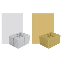 Sale Paw Papier do pakowania NEUTRAL SILVER/GOLD MIX 70x200 cm