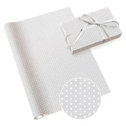 Discount Paw Papier prezentowy w groszki NEUTRAL MIX 70x200 cm
