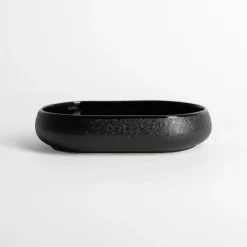 inny Miski, Patery I Półmiski^Patera owalna czarna 17,8 cm