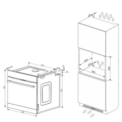 AMICA Piekarniki^Piekarnik ED57525V STUDIO PYRO