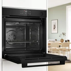 BOSCH Piekarniki^Piekarnik seria 4 z funkcją pary czarny HRG212BB3