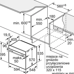 BOSCH Piekarniki^Piekarnik seria 4 z funkcją pary czarny HRG212BB3