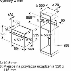 BOSCH Piekarniki^Piekarnik seria 4 z funkcją pary czarny HRG212BB3