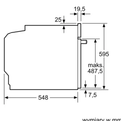 BOSCH Piekarniki^Piekarnik seria 4 z funkcją pary czarny HRG212BB3