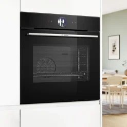 Outlet BOSCH Piekarnik do zabudowy seria 8 inox/czarny HBG7363B1