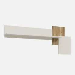 Clearance FORTE Półka ścienna z oświetleniem OAK SQUERE