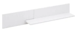 Online Półka wisząca biała minimalistyczna PLISSEE 140 cm
