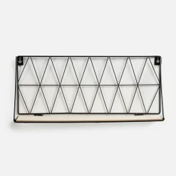 Discount inny Półka wisząca czarna 48x13 cm