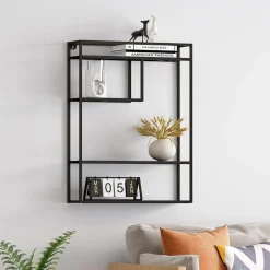 inny Półki^Półka wisząca metalowa 65 cm SALISTAR