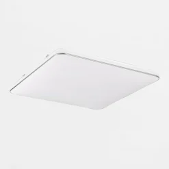 Hot Zumaline Plafon kwadratowy LED 50W chrom OMAR 53 cm