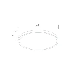 Hot Zumaline Plafon LED CCT CAMI złoty 60 cm
