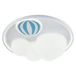 Dzieci Zumaline Lampy Wiszące I Sufitowe|Lampy Do Pokoju Dziecięcego^Plafon LED FOCUS biało-niebieski