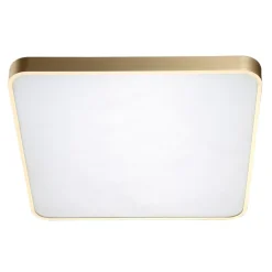 Zumaline Plafony|Wszystkie Lampy Sufitowe^Plafon LED kwadratowy złoty SIERRA 50 cm