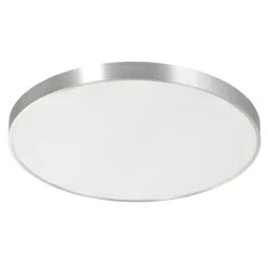 Best Zumaline Plafon LED okrągły srebrny SIERRA 60 cm