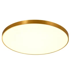 Zumaline Plafony|Wszystkie Lampy Sufitowe^Plafon LED okrągły złoty SIERRA 80 cm