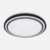Sale Zumaline Plafon LED RGB czarny RATI z pilotem 49,3 cm