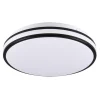 Plafony|Wszystkie Lampy Sufitowe^Plafon LED 15W biało-czarny ORBIT 28 cm