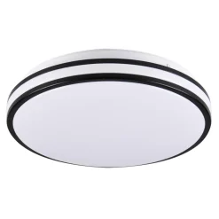 Plafony|Wszystkie Lampy Sufitowe^Plafon LED 15W biało-czarny ORBIT 28 cm