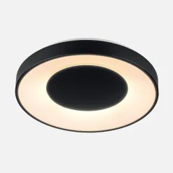 Sale Zumaline Plafon LED 36W czarny ESPINO z pilotem 49 cm