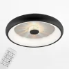 New Paul Neuhaus Plafon LED 29W czarny VERTIGO z pilotem fi 46,5 cm