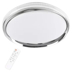 Plafony|Wszystkie Lampy Sufitowe^Plafon LED z pilotem biały GLOSSY 2 50 cm