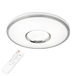 Sale Plafon LED z pilotem biały LEON 50 cm